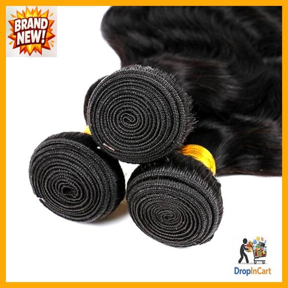 Body Wave Virgin Hair Extensions Unprocessed Weft 3 Bundles 14 16 18 Inches
